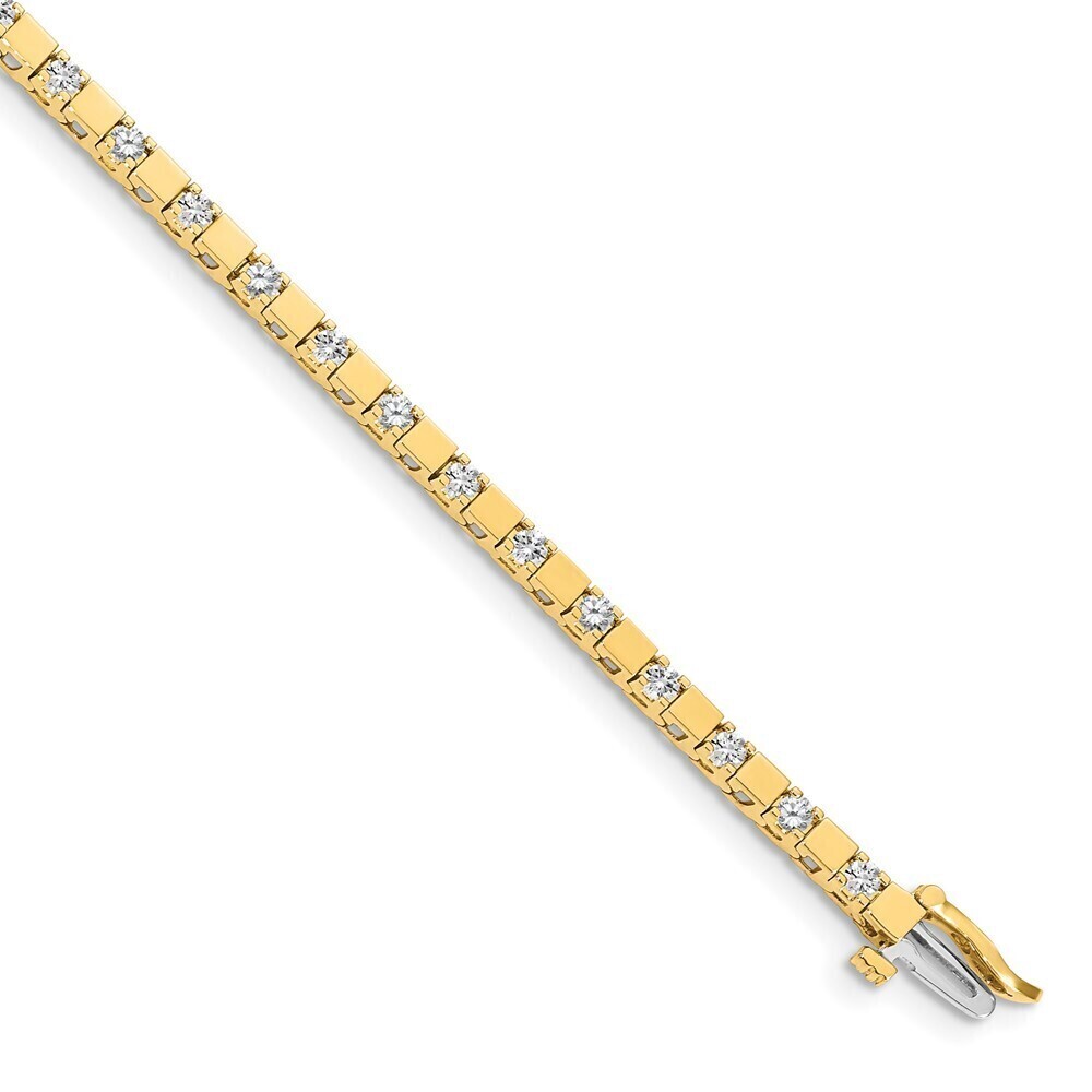 Kazi Luxury 14k Diamond Tennis Bracelet Mounting